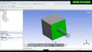 ✅ ANSYS DESIGN MODELER  Projection  Basic Tutorial 10 [upl. by Adirahs]