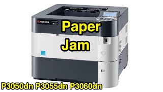 Kyocera Papaer Jam P3050dn P3055dn P3060dn [upl. by Sauers580]