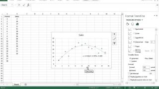 Using Excel to Do Trend Forecasting [upl. by Euqinay]