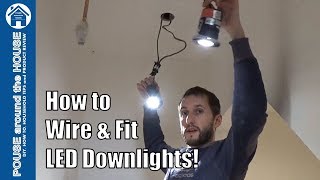 How to install downlightersdownlights LED downlight installation [upl. by Jewett516]