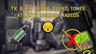 TX and RX Clear Alert Tones on XTL and XTS Radios [upl. by Chessy]