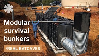 Texan makers underground survival bunkers are real batcaves [upl. by Ymmac662]