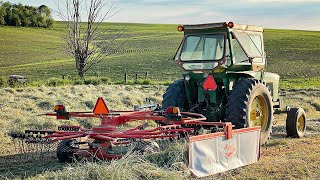 Using The New Rotary Rake  KUHN GA 4230 T [upl. by Lolly]