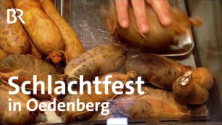 Kesselfleisch Schlachtfest in Oedenberg  Zwischen Spessart und Karwendel  BR  Doku  Reportage [upl. by Yelrebmik]