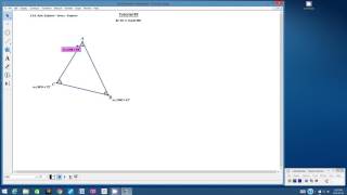 Geometers Sketchpad Tutorial3 2016 [upl. by Woermer]