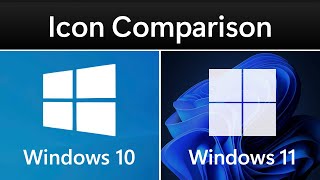 Windows 11 Icons vs Windows 10 Icons [upl. by Tarrsus209]