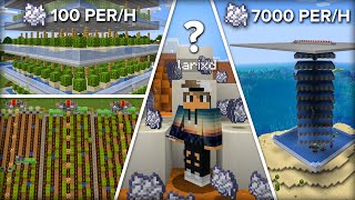 5 Best Bonemeal Farms in Minecraft  Up To 7000 Per Hour [upl. by Sokcin]