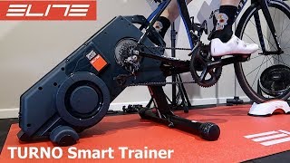 ELITE Turno Smart Fluid Trainer Unboxing Build Ride Details [upl. by Neirod]