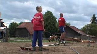 Hornussen  the sport of Swiss farmers [upl. by Ahsuoj]