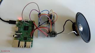 Smart Speaker with Volumio Raspberry Pi 3 and Adafruit MAX98357 [upl. by Aleunamme]