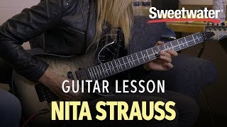 Nita Strauss Guitar Lesson [upl. by Shirlie]