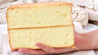 FLUFFY Vanilla Sponge Cake Recipe  The BEST Genoise Sponge Cake [upl. by Bowler]