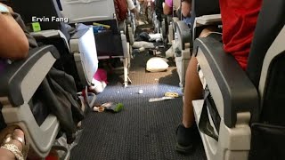 Severe turbulence terrifies passengers [upl. by Aihsat]