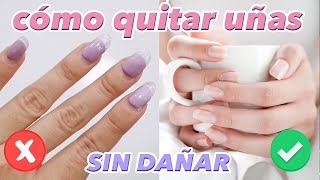 Como QUITAR uñas ACRÍLICAS en casa FÁCIL Y SIN DAÑAR ♥ Jimena Aguilar [upl. by Anastassia215]