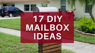 17 Easy DIY Mailbox Ideas  Decorative Mailbox Designs [upl. by Nnyladnarb]