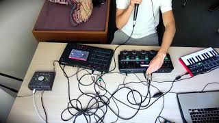 How To Use Rc505 Loopstation And MPC Live Tutorial [upl. by Kciredohr]