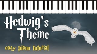 Hedwigs Theme from Harry Potter  Easy Piano Tutorial  Hoffman Academy [upl. by Adelaide]