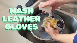 How To Wash Hestra Leather Ski Gloves [upl. by Yrbua]