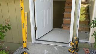 Jeld Wen Front Door Installation  Really crappy products and craftsmanship PART 1 [upl. by Aciraj28]