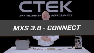 Tutorials  CTEK MXS 38  How to connect [upl. by Og258]