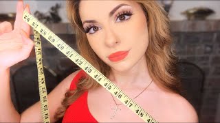 ASMR Measuring YOU Roleplay 📐 Inaudible Whisper Writing Sounds Personal Attention Face Touching [upl. by Setarcos]