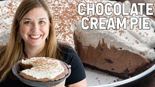 BEST Chocolate Cream Pie Recipe [upl. by Christine]