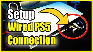 How to Connect LAN Cable to PS5 amp Setup Internet Connection Fast Ethernet Tutorial [upl. by Atnauq]