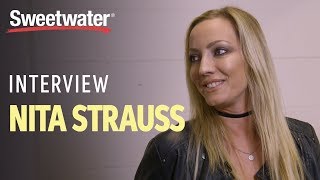 Nita Strauss Interview [upl. by Dnalyag]