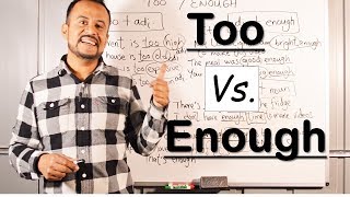 Cómo Usar TOO amp ENOUGH en INGLES Fácil Explicación [upl. by Nahraf334]