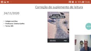 Vídeo correção do Suplemento de leitura 24112020 601 [upl. by Dogs]