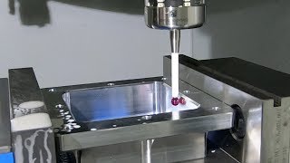 Renishaw Probe Accuracy Test in a Haas CNC Mill [upl. by Auehsoj]