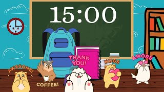 CLASSROOM 15 MINUTE TIMER [upl. by Eittah]