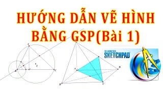 Hướng dẫn sử dụng GSP  Vẽ đường phân giác trong hình không gian [upl. by Senhauser]