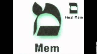 Aleph Bet Hebrew Alphabet Song  ONLY LETTERS LOOPED [upl. by Nnoved]