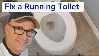 How to Fix a Running Toilet [upl. by Eiramaliehs862]