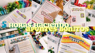 5 HORAS de APUNTES BONITOS 🌟 inspiración  nuevas ideas 💡 [upl. by Cutlor]