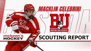 McKeens Hockey Scouting Report  Macklin Celebrini 2024 NHL Draft [upl. by Aela]