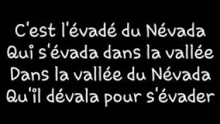 Cest levadé du névada lyrics [upl. by Nnylrahc388]