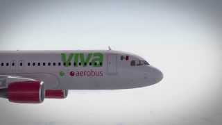 Nuevo integrante de VivaAerobus Airbus A320 [upl. by Neidhardt9]