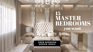 15 luxury master bedroom interior designs amp latest decorating ideas [upl. by Aihsemak]