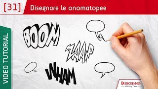 Le onomatopee  Come disegnare un fumetto [upl. by Gilburt]