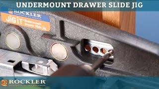 Rockler Undermount Drawer Slide Jigs [upl. by Analart584]