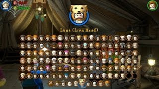 LEGO Harry Potter Years 57  All Playable Characters Including DLC Pack [upl. by Illib500]