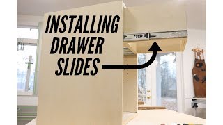 Installing Full Extension Drawer Slides [upl. by Drofdeb]