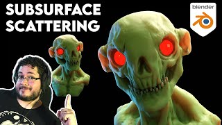 Blender Subsurface Scattering Tutorial [upl. by Trakas]