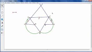 Animation in Geometers Sketchpad [upl. by Rimas623]