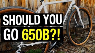 650b gravel bike Should you get one 650b vs 700c [upl. by Lambard90]