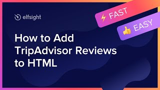 How to Embed Tripadvisor Reviews Widget on HTML [upl. by Alleira]