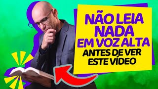 LEITURA EM VOZ ALTA A Melhor Forma de Ler um Texto [upl. by Turne]