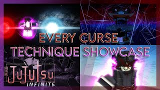 Every Curse Technique Showcase  Jujutsu Infinite [upl. by Pember]